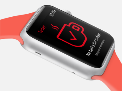 Empty State Concept – Coffee Edition app apple watch concept empty state illustration list task to do