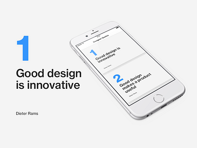 Designer Quotes app designer marvel prototype quotes simplicity