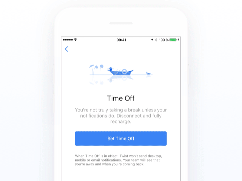 Time Off on Twist android communication ios team time off