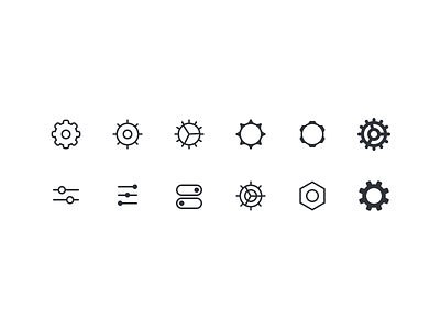 Diverse Settings Icons ⚙️