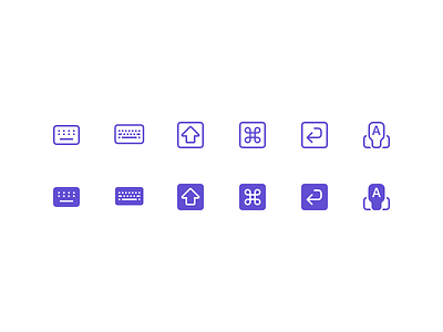 Diverse Keyboard Shortcut Icons ⌨️ icon keyboard set shortcut