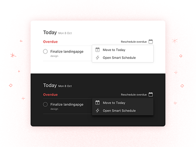 Move To Today app feature live real project task task manager todo todoist ui