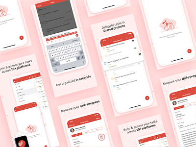 Todoist App Store Design ios iphone todoist ui