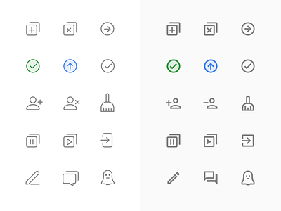 System Message Icons app communication icon ios remote team twist ui vector