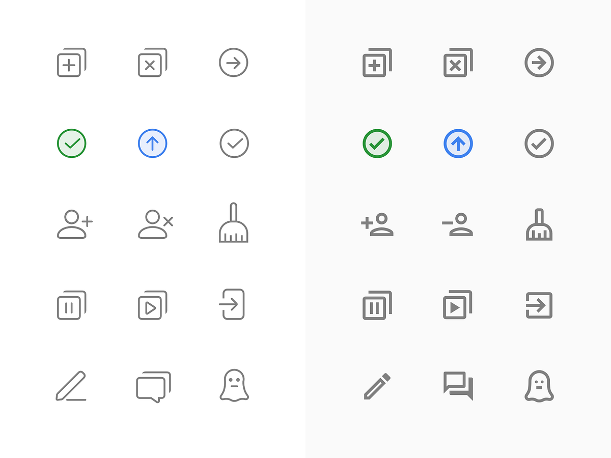 System Message Icons by Alex Muench for Doist on Dribbble