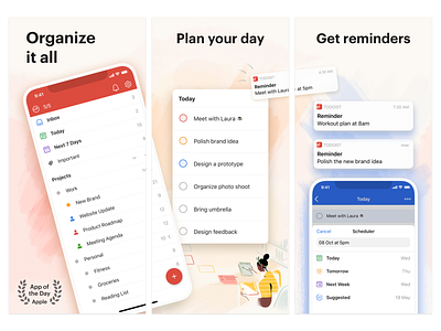 Todoist Foundations – App Store Screenshots