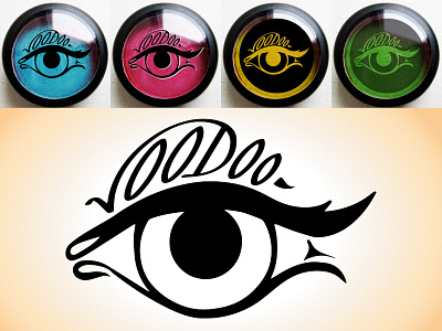 voodoo-u Eyeshadow Logo eyeshadow lettering logo makeup voodoo