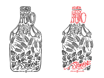 River City Brewing growler design