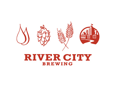 Beer Essentials_River City barley beer brewery city hops icon river river city river city brewing spokane water