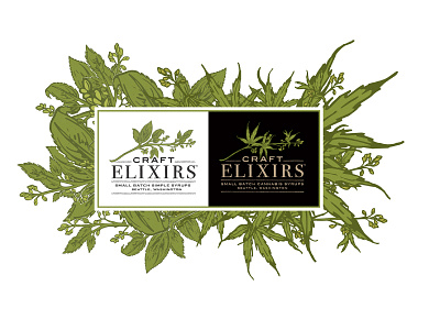 web portal for craft elixirs small batch syrups