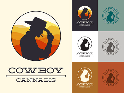 Cowboy Cannabis Rehash/RIP brand branding cannabis cowboy marijuana weed western