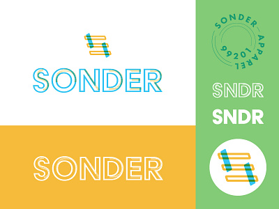 Sonder Rip v.2 apparel brand branding bright fun logo pnw sonder spokane wa washington