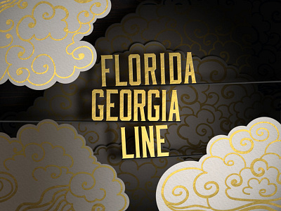 Florida Georgia Line 3d design florida georgia line paper photoshop