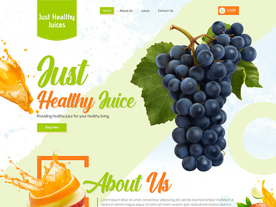 Fresh Juice Shop cleanse juices cold pressed juices create detox juices fresh juices fruit juices healthy drinks immune boosting juices juice bar. juice blends juice delivery service juicing recipes landing page natural juices nutrient rich juices organic juices raw juices ui vegetable juices web design