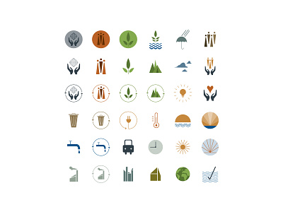 ESG Sustainability ICON SUITE environmental governance icon icon design icon set icons illustration illustrations illustrator social sustainability