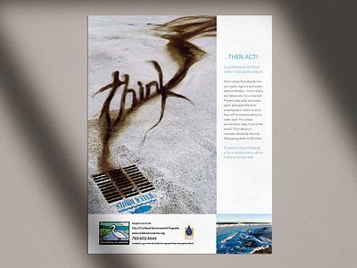 City of Carlsbad Environmental Programs advertising campaign concept design typography