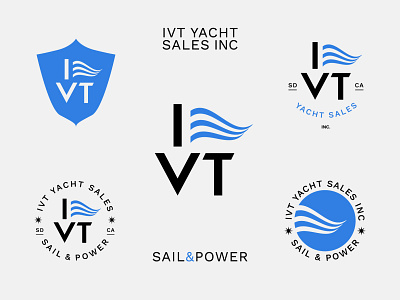 IVT Yacht Sales Nº 2 branding design logo yacht yachting