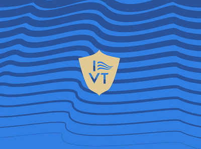 IVT Yacht Sales Nº 3 badge branding design logo yacht