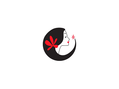 Island Girl Blog branding design girl girl illustration icon illustration logo