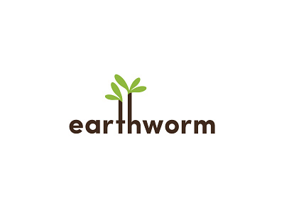 Earthworm Studio branding design logo
