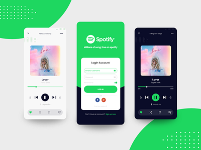 Spotify App Redesign | UI design