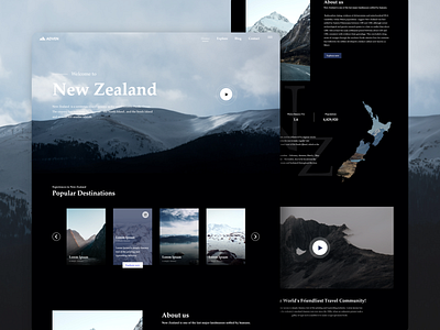 Explorer in New Zealand webdesign daily ui