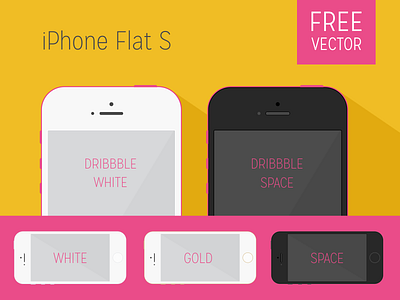 FREE iPhone Flat S Vectors ai eps flat flat design free freebie iphone iphone 5s pdf vector