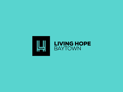 Living Hope Church Logo branding church church plant identity letter h letter l lh logo living hope logo logo design monogram typography