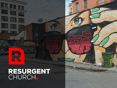 Resurgent Church Logo - WIP branding church church logo church plant identity letter r logo logo design montreal resurgent