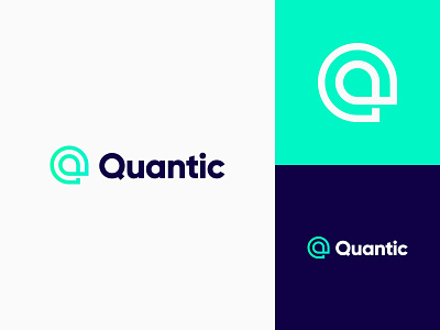 Quantic Logo brand identity branding branding design company design device finder graphic design identity illustration logo logo design logo designs logodesign logoideas