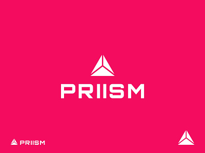 PRIISM Brand brand identity branding branding design design geometric geometriclogo graphic design logo logo design logodesign logos logotype modern modernlogo priism red triangle