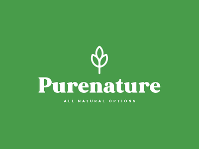 Purenature Branding agricultural agricultural logo design brand identity branding branding design design flat logo graphic design identity logo modern nature pure simple