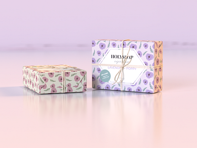 Soap Packaging Design 3d brand branding concept cosmetics design dimension illustration illustrator mockup natural organic package package design packaging pattern print soap vegan vintage