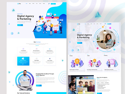 Fria - IT Startups & Digital Services HTML Template analytics business creative design data analysis data science deep learning digital agency digital marketing it company landing page machine learning marketing company saas seo company startup technology trending technology website design