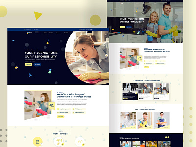 Lizel - Disinfection & Cleaning Company Template