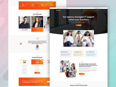 Noke - Creative Multipurpose Template agency apps business consulting corporate creative creative design e commerce furniture it landing page marketing minimal multipurpose personal portfolio saas startup web design website design