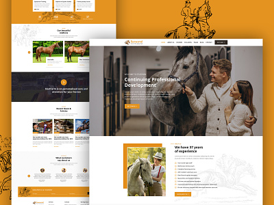 Semental | Stud Farms and Stables HTML Template course equestrian farm animal farms grooming horse racing stable web design