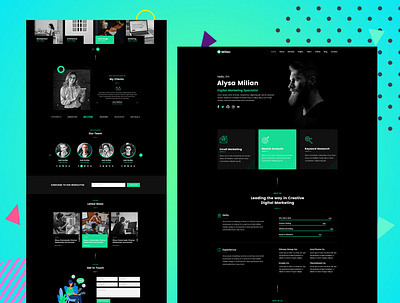 portfolio landingpage branding creative design cv resume cv template landing page landingpage portfolio resume ux webdesign website website design