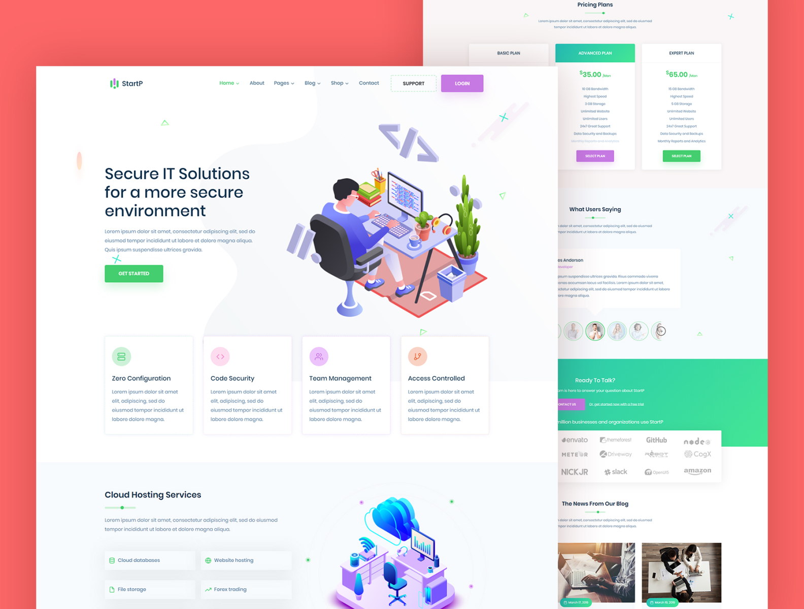 StartP - IT Startups And Digital Services HTML Template By EnvyTheme ...