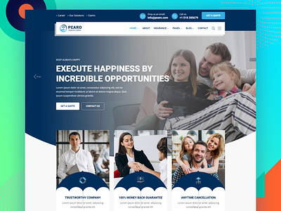 Pearo - Insurance Company HTML Template business finance financial fire insurance health insurance home insurance insurance insurance agency insurance agent insurance company liability insurance liability insurance life insurance property insurance travel insurance webdesign