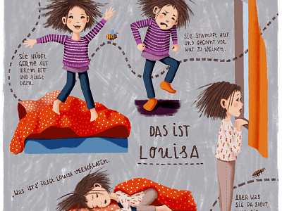 Character Design Louisa Picture Book Illustration