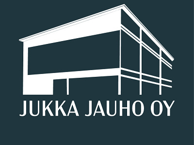 Jukka Jauho logo v02 branding design flat illustration logo minimalistic vector