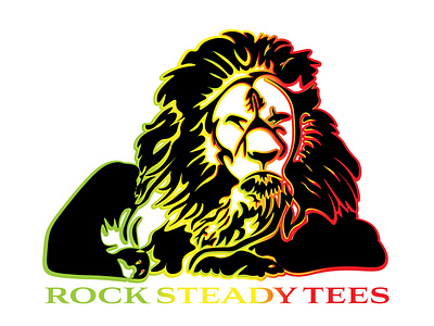 Rst V04b 100 design illustration lion logo reggae tshirtdesign