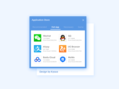 Application Store Lite Version app app store practice ui