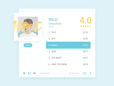 Music Player music practice ui