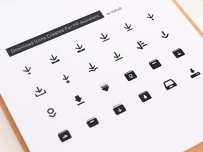 Download Icons ai download icon lined print shape ui