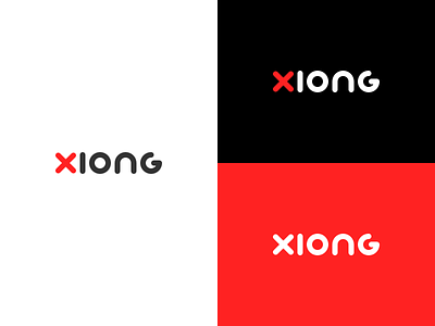 XIONG design letters logo shape ui