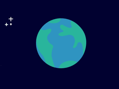 Planet Problems animation concept cosmos design flag flat location map orbit planet space star
