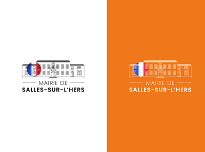 Logo Salles-sur-l'Hers branding identity identity branding identity design logo vector