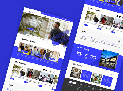 Webdesign - Campus de l'Alternance figma ui design ux design webdesign